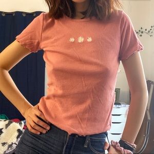 Pink flower top 🌸
